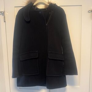 Gerard Darel Black Pea Coat